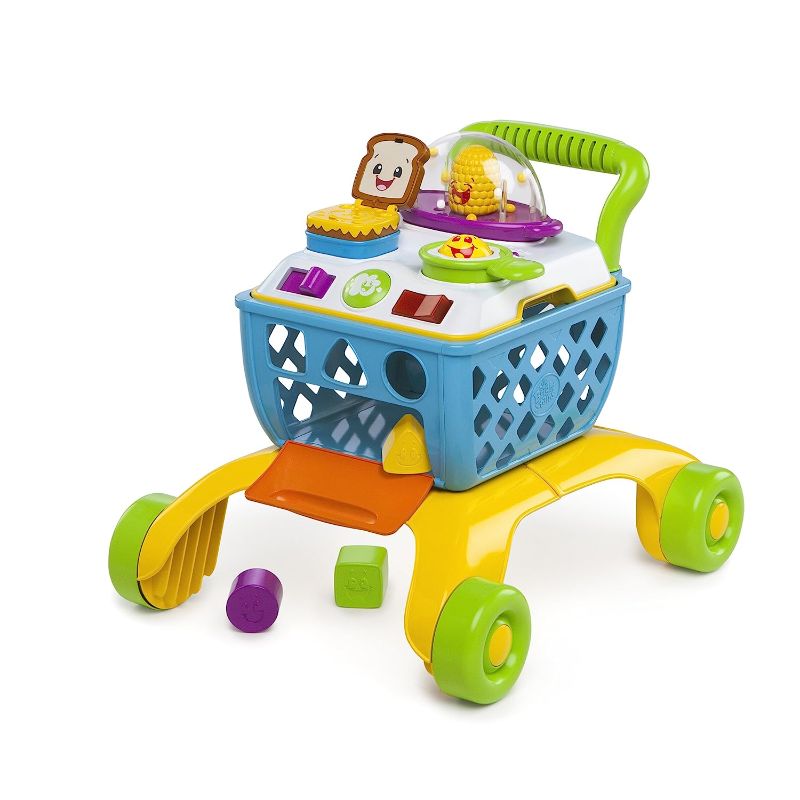 Photo 1 of Bright Starts Giggling Gourmet 4-in-1 Shop ‘n Cook Walker Shopping Cart Push Toy, Ages 6 months + 