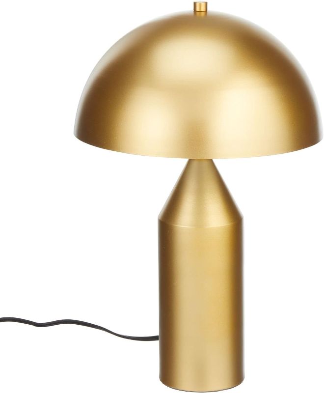 Photo 1 of ** DAMAGED ** mDesign Metal Dome Desk Lamp - Slim Table Top Lamp Light for Home Office, Bedroom, Nursery, or Living Room - Lighting for Nightstand, End Tables, Desk,...
