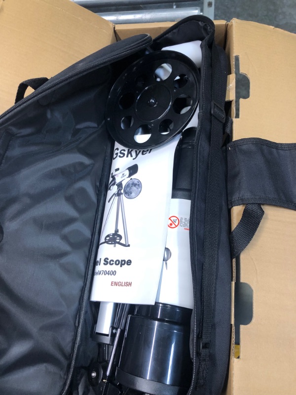 Photo 2 of Gskyer Telescope • 70mm Aperture • 400mm AZ Mount • Astronomical Refracting Telescope • for Kids Beginners • Travel Telescope • with Carry Bag • Phone Adapter and Wireless Remote