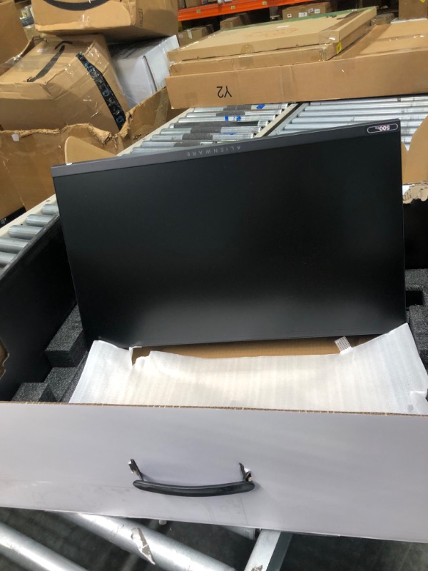 Photo 3 of Alienware AW2524H Gaming Monitor - 24.5-inch 500Hz 1ms IPS Anti-Glare Display, HDMI/DP/USB, Height/Tilt/Swivel/Pivot Adjustable, Dell Services - Dark Side of The Moon