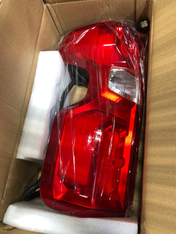 Photo 3 of Huray LED Tail Lights For Chevy Silverado 2019-2023 (Only for LED Model) Rear Brake Lamp Assembly Driver Side Driver Side(Left)