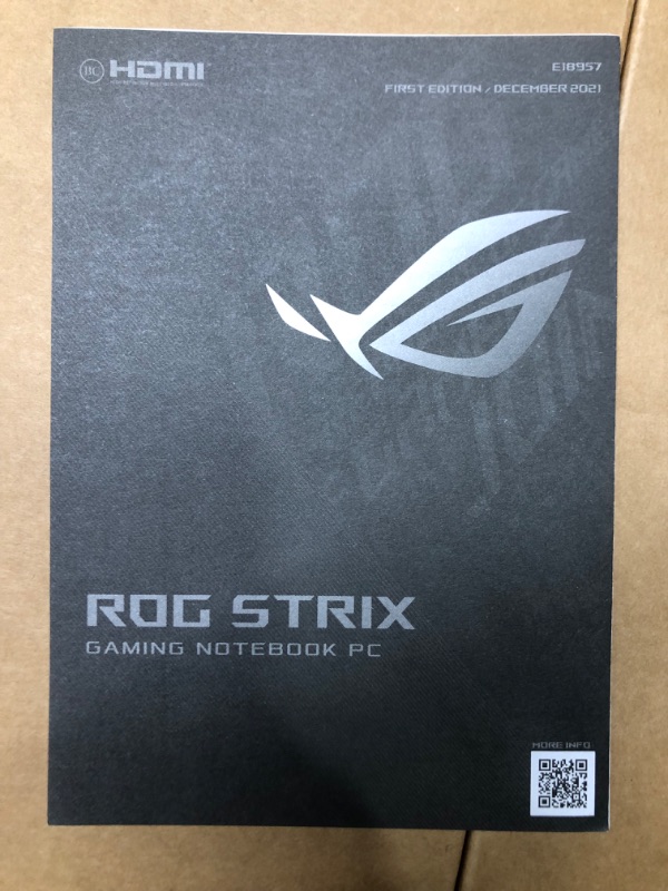 Photo 7 of ASUS ROG Strix G15 (2022) Gaming Laptop, 15.6" 300Hz IPS FHD Display, NVIDIA GeForce RTX 3050, AMD Ryzen 7 6800H, 16GB DDR5, 1TB SSD, RGB Keyboard, Windows 11 Home, G513RC-IS74,Gray