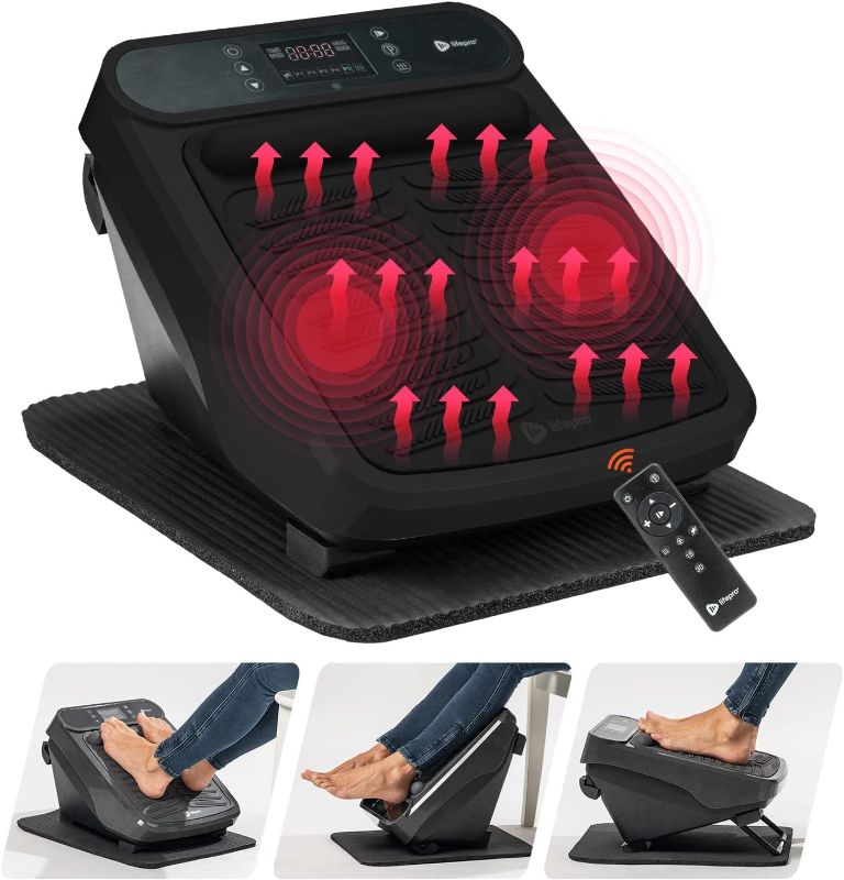 Photo 1 of  Foot Massager for Neuropathy Pain & Far Infrared Sauna Blanket for Detox with 77–176 °F Temp Range Bundle