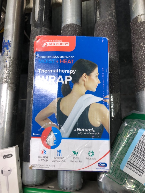 Photo 1 of Carex Bed Buddy Heat Pad and Cooling Neck Wrap - Microwave Heating Pad for Sore Muscles - Cold Wrap Pack for Aches and Pain