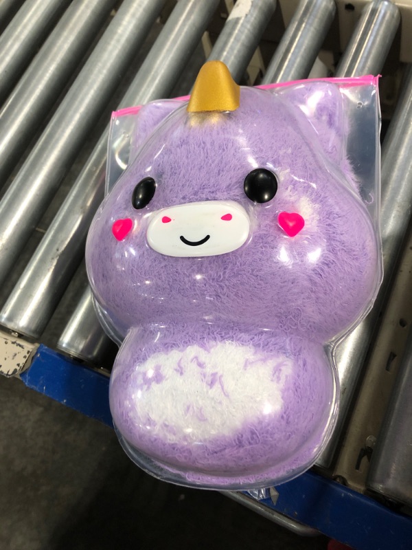 Photo 1 of Fluffie Stuffiez Unicorn Large Collectible Feature Plush 11" - Surprise Reveal Unboxing with Huggable ASMR Fidget DIY Fur Pulling, Ultra Soft Fluff