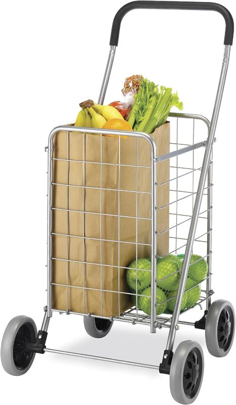 Photo 1 of  Utility Shopping Cart-Durable Folding Design for Easy Storage