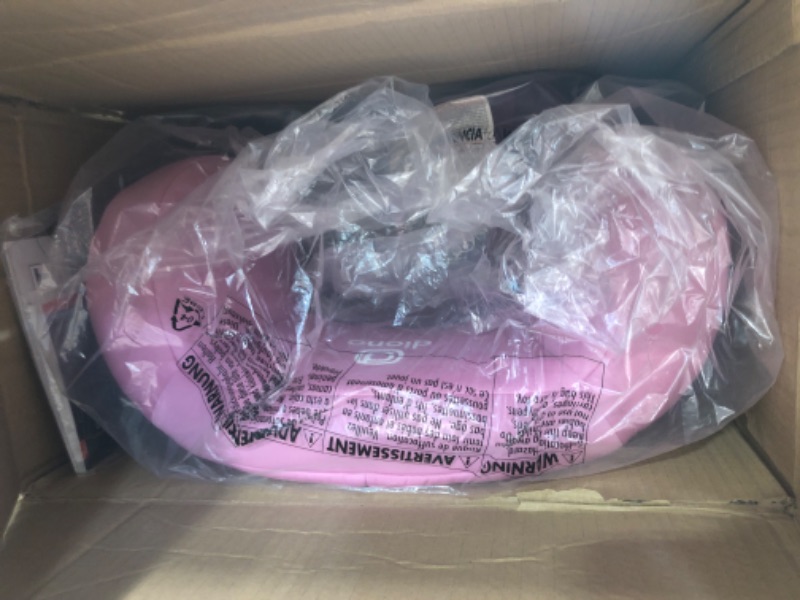 Photo 1 of Diono Cambria 2 XL 2022, Dual Latch Connectors, 2-in-1 Belt Positioning Booster Seat, High-Back to Backless Booster with Space and Room to Grow, 8 Years 1 Booster Seat, Pink NEW! Pink