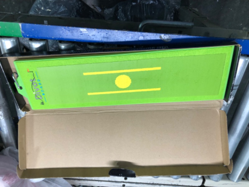 Photo 2 of Divot Board - Patented Low Point and Swing Path Trainer - Instant Feedback. Anytime. Anywhere - See Your Swing Path and Learn Every Time You Hit The Ball!
