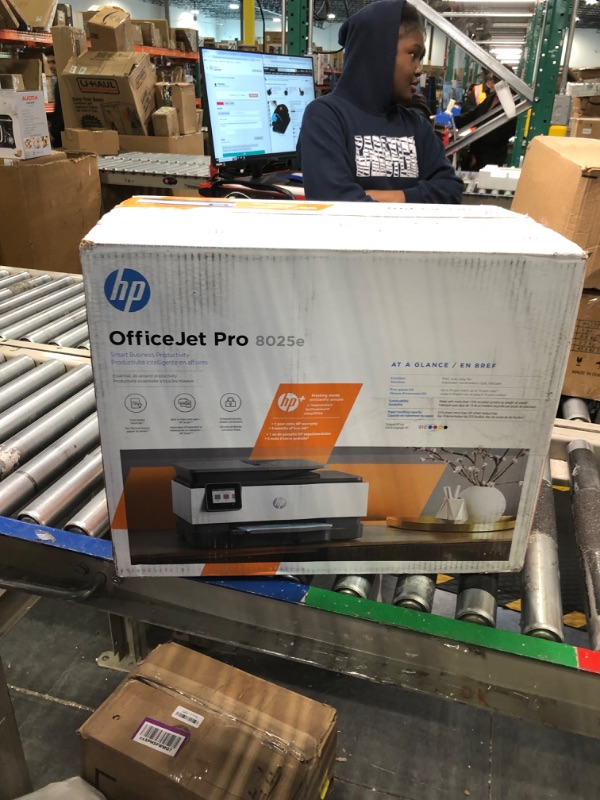 Photo 3 of HP OfficeJet Pro 8025e Wireless Color All-in-One Printer with bonus 6 free months Instant Ink with HP+ (1K7K3A) New version