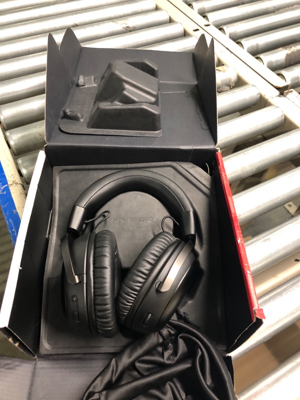 Photo 1 of HyperX Cloud III Wireless – Gaming Headset for PC, PS5, PS4, up to 120-hour Battery, 2.4GHz Wireless, 53mm Angled Drivers, Memory Foam, Durable Frame, 10mm Microphone, Black Black Wireless