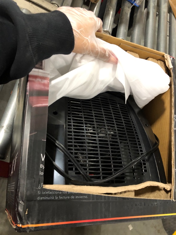 Photo 3 of **USED** Vornado VH10 Vortex Heater with Adjustable Thermostat, 2 Heat Settings, Advanced Safety Features, Whole Room, Black VH10 — Adjustable Thermostat Heater