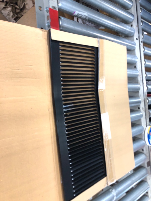 Photo 2 of 14" X 20" Steel Return Air Grilles - Sidewall and Ceiling - HVAC Duct Cover - Black [Outer Dimensions: 15.75"w X 21.75"h]