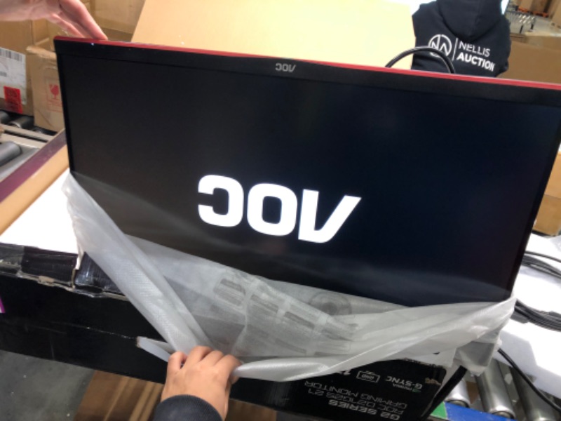 Photo 1 of AOC Q27G2S 27" Gaming Monitor, QHD 2K 2560x1440, 165Hz 1ms, G-SYNC Compatible, Height Adjustable, 3-Year Zero-Bright-dot,Black 27" QHD | IPS 165Hz Low Latency