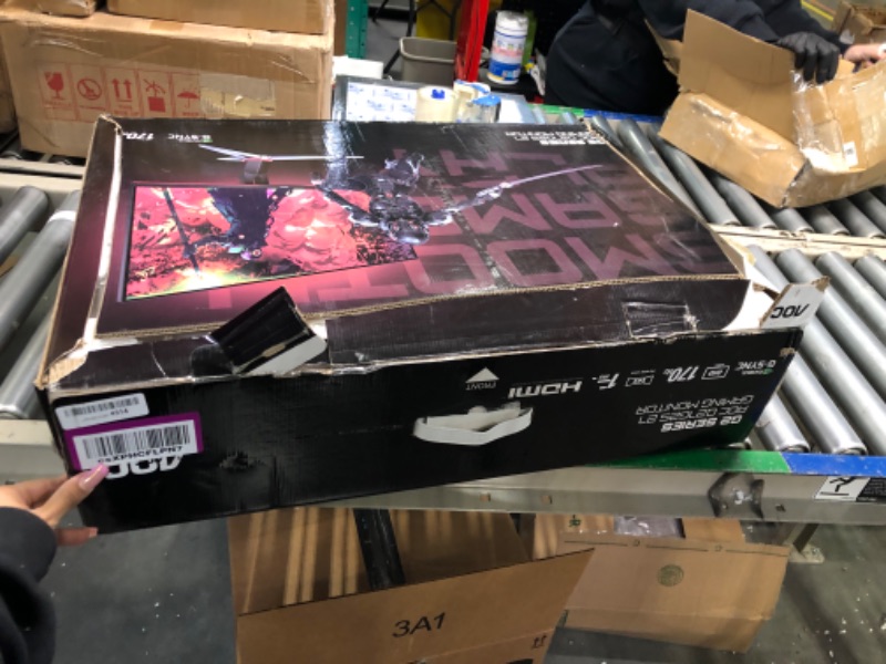 Photo 1 of AOC Q27G2S 27" Gaming Monitor, QHD 2K 2560x1440, 165Hz 1ms, G-SYNC Compatible, Height Adjustable, 3-Year Zero-Bright-dot,Black 27" QHD | IPS 165Hz Low Latency