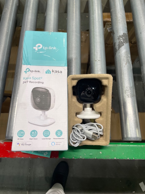 Photo 2 of Kasa Smart 2K QHD Indoor Security Camera, Person/Baby Crying/Motion Detection, 2-Way Audio, 30Ft. Night Vision, Cloud/SD Card Storage(Up to 256 GB), Works with Alexa & Google Home (KC400)