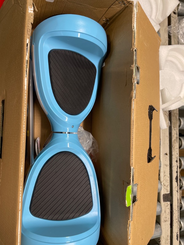 Photo 2 of *** FOR PARTS *** **NEEDS CHARGER*** Hover-1 My First Hoverboard Electric Self-Balancing Hoverboard for Kids with 5 mph Max Speed, Dual 150W Motors, 6.3” Tires, 3 Miles Max Range, and LED Headlights Blue55