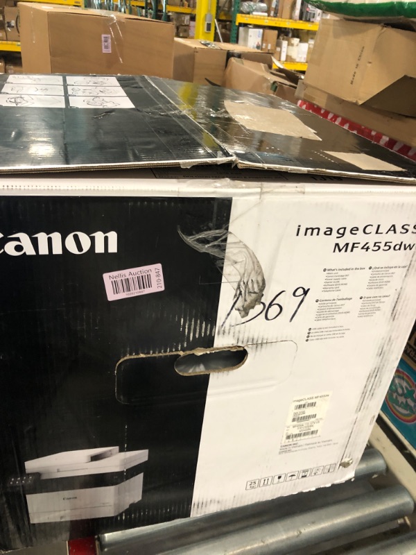 Photo 2 of ******FOR PARTS**** 
Canon imageCLASS MF455dw - All in One, Duplex, Wireless Laser Printer with 3 Year Warranty Monochrome Printer with Fax Black and White Laser Printer