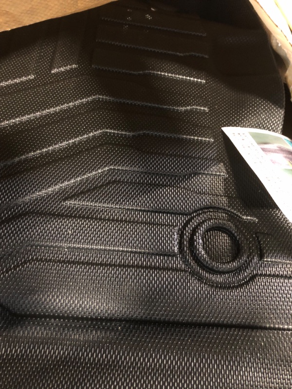 Photo 1 of Mixsuper Floor Mats Compatible with 2022-2023 Hyundai Santa Cruz All Weather Floor Liners Durable 1st & 2nd Row Set Black