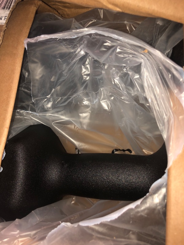Photo 1 of Amazon Basics Neoprene Coated Dumbbell Hand Weight Set, 12-Pound, Set of 2, Black & Vinyl Kettlebell - 20 Pounds, Orange