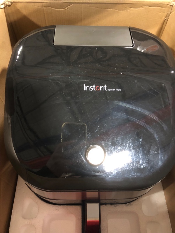 Photo 2 of ***FOR PARTS *** Instant Vortex Plus 6-Quart Air Fryer Oven, From the Makers of Instant Pot with Odor Erase Technology, ClearCook Cooking Window, App with over 100 Recipes, Single Basket, Stainless Steel 6QT ClearCook
