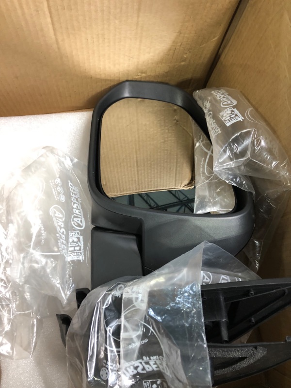 Photo 2 of For Toyota RAV4 2013 2014 2015 Door Mirror Driver Side | Power | Manual Folding | Non-Heated | Textured Black | Replacement For 879400R080 | TO1320309