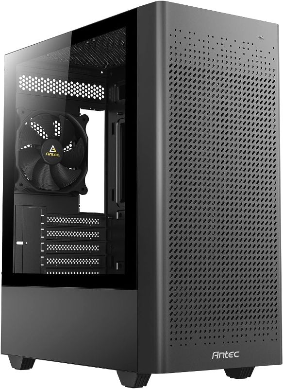 Photo 1 of ANTEC NX Series NX500M • Mesh Front Panel • Type-C 3.2 Gen2 Ready • 1 x 120mm Fan Included • Tempered Glass Side Panels • 360mm Radiator Support • Mini-Tower M-ATX Gaming Case
