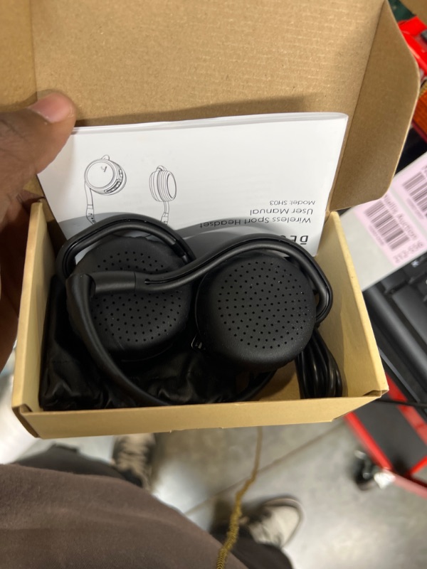 Photo 1 of BESIGN SH03 Sports Bluetooth 5.0 Headphones, Wireless Stereo Earphones for Running with Mic for Wireless Music Streaming and Handsfree Calling, Up to 25 Hours Music time