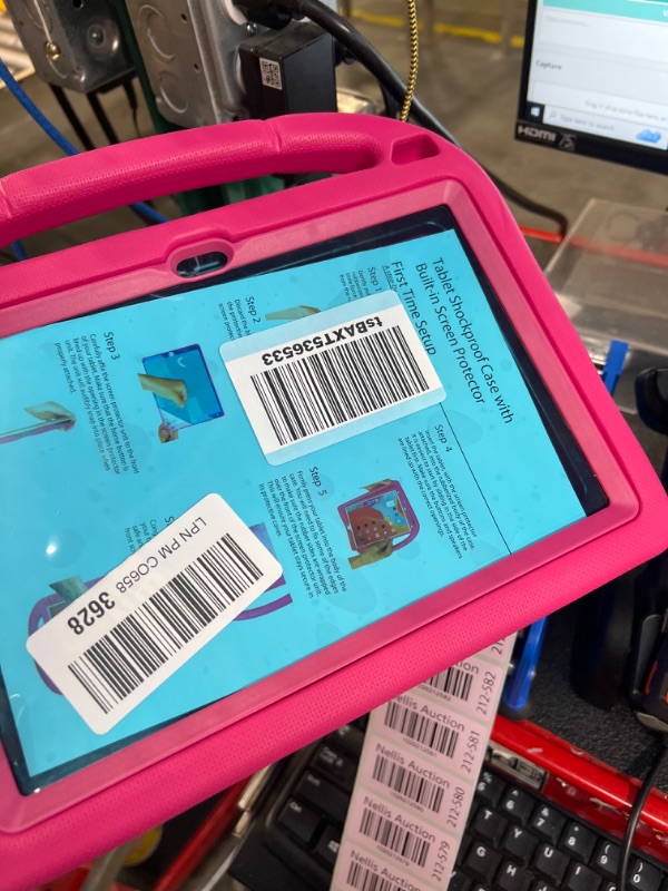 Photo 1 of Fire HD 10 & HD 10 Plus Tablet Case for Kids(13/11th Gen, 2023/2021 Release)- Patamiyar Lightweight Shockproof Case with Screen Protector Handle Stand for Fire HD 10 Kids & Kids Pro -Blue