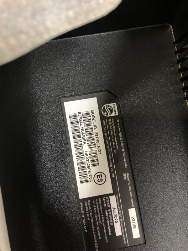 Photo 1 of PHILIPS Computer Monitors 22 inch Class Thin Full HD (1920 x 1080) 75Hz Monitor, VESA, HDMI & VGA Port, 4 Year Advance Replacement Warranty, 221V8LN 22" Class Full HD | VA