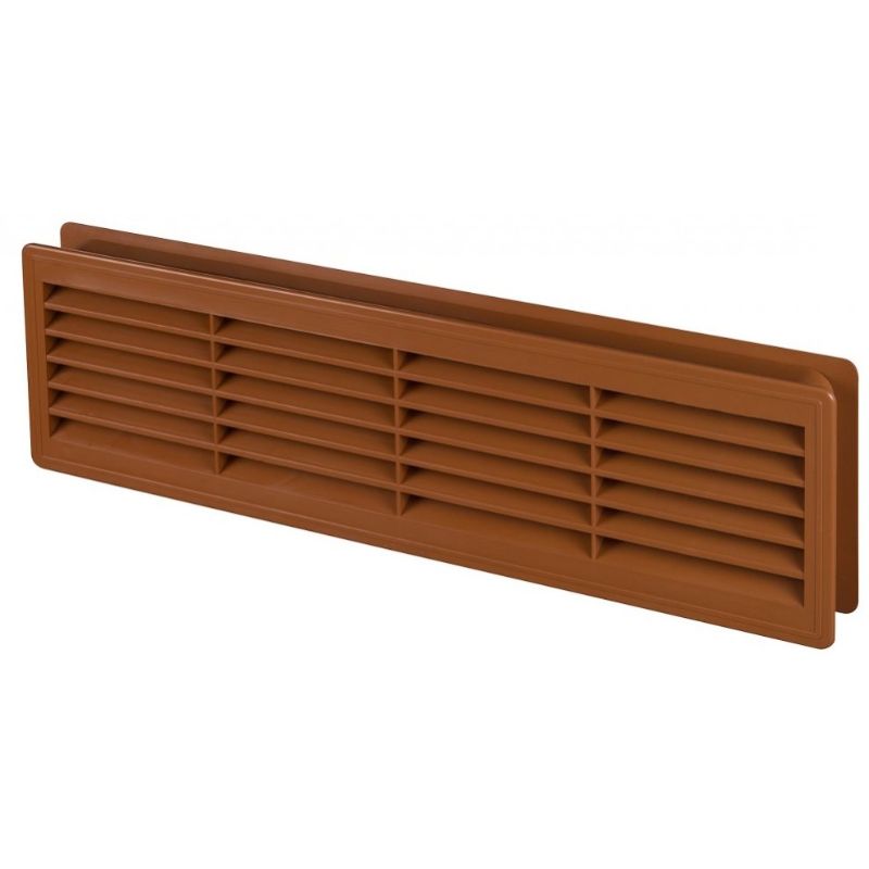 Photo 1 of (Cherry) 120x440mm Internal Door Plastic Ventilation Grille Air Vent Collar