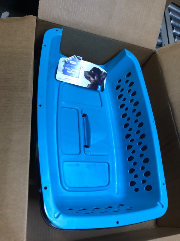 Photo 3 of ASPEN PET Fashion Dog Kennel, Various Sizes UP TO 10 LBS Blue