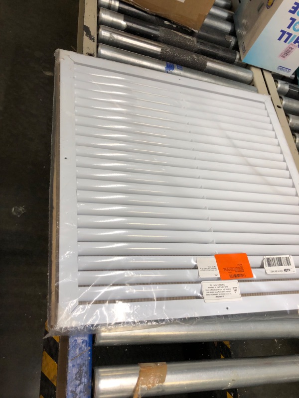 Photo 2 of 24x24 Aluminum Return Grille Vent Cover for HVAC Ceiling/Sidewall. Easy Air Flow. Gable Vents. Designed for air Extraction. (25.6x25.6" Face). 24" x 24"