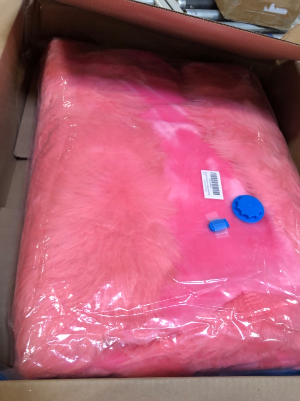 Photo 2 of IMQOQ A Pair 50% Genuine Sheepskin Fur Car 2 Front Seat Covers Set Winter Warm Universal Pink