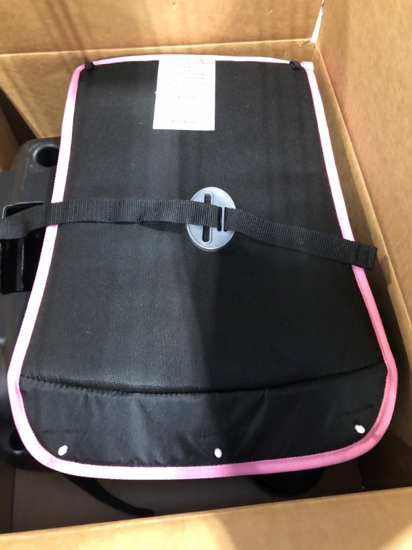 Photo 2 of Evenflo GoTime No Back Booster Car Seat (Amore Pink) No Back Amore Pink