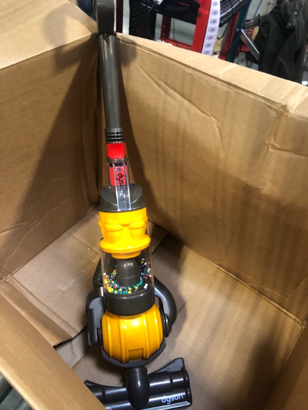 Photo 1 of Casdon Dyson Ball | Miniature Dyson Ball Replica For Children Aged 3+ | Features Working Suction To Add Excitement To Playtime Grey/Yellow