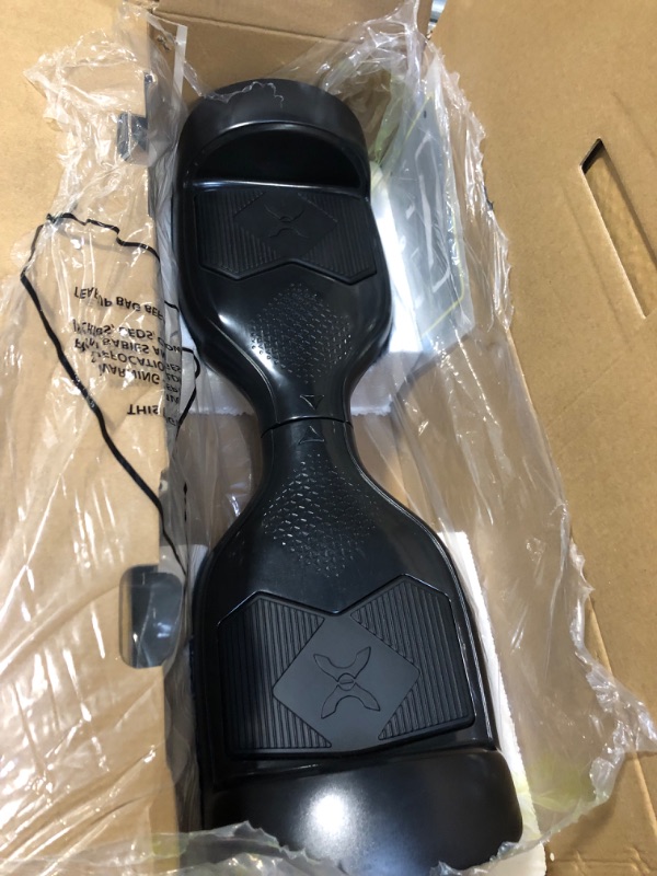 Photo 4 of *** USED FOR PARTS ** Hover-1 Helix Electric Hoverboard | 7MPH Top Speed, 4 Mile Range, 6HR Full-Charge, Built-in Bluetooth Speaker, Rider Modes: Beginner to Expert Hoverboard Black