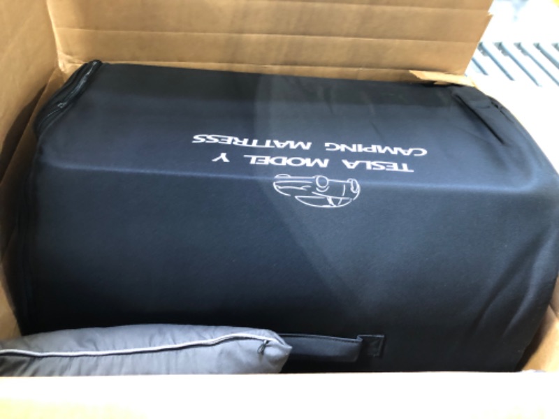 Photo 2 of TESCAMP Camping Mattress for Tesla Model Y/X CertiPUR Memory Foam Mattress, Storage Bag & Sheet Provided, Portable, Space Saver, in Car Sleeping, Twin Size