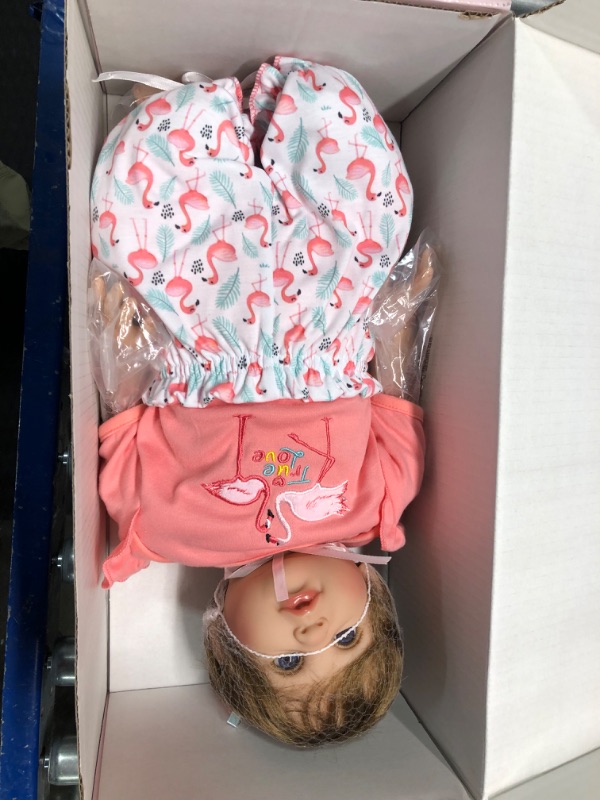 Photo 1 of Aori Realistic Reborn Baby Doll 22 inch Lifelike Newborn Vinyl Dolls Realistic Baby Girl with Mermaid Outfits and Seahorse Plush Toy Nice Gift for Kids 3+ Beautiful Mermaid