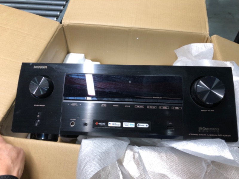Photo 2 of Denon AVR-X2800H 7.2 Ch Receiver (2022 Model) - 8K UHD Home Theater AVR (95W X 7), Wireless Streaming via Built-in HEOS, Bluetooth & Wi-Fi, Dolby Atmos, DTS Neural:X & DTS:X Surround Sound