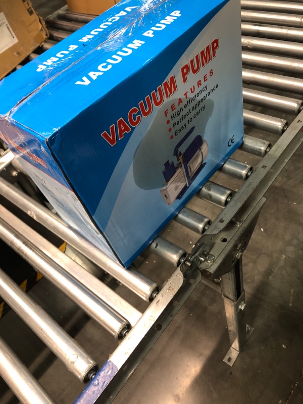 Photo 4 of GYZJ 5CFM Dual Stage Vacuum Pump (1/4" or 3/8" Inlet Port,1/2 HP,0.3 PA,15 microns) Rotary Vane Pump for HVAC/Auto AC Refrigerant Recharging R22 R410A R134A R404A R502 R407C