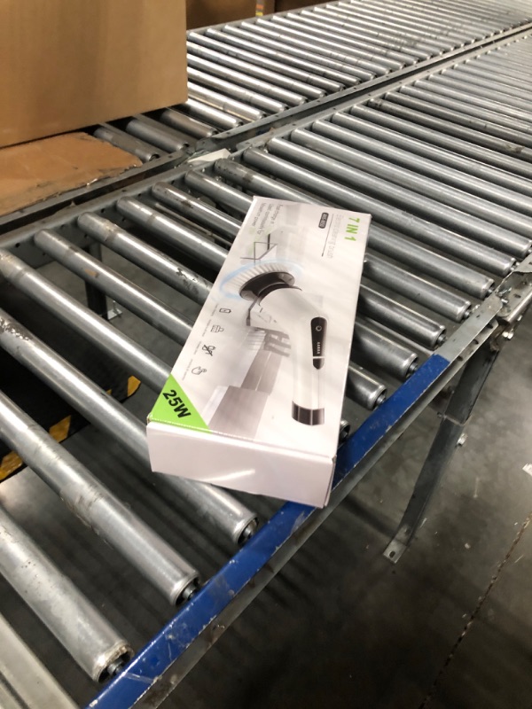 Photo 1 of **new open**Electric Spin Scrubber, Cordless Bath Tub Power Scrubber with Long Handle & 7 Replaceable Heads, Detachable as Short Handle, Shower Cleaning Brush Household Tools for Bathroom & Tile Floor(White)