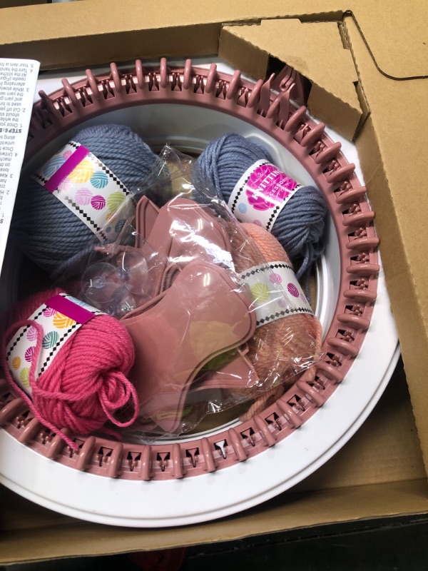 Photo 1 of Brimoon SENTRO 48 Needles Knitting Machine, Smart Weaving Loom Round Knitting Machines with Row Counter for Adults or Kids?DIY Knit Loom Machine Kit for Hat, Scarves, Gloves, Socks