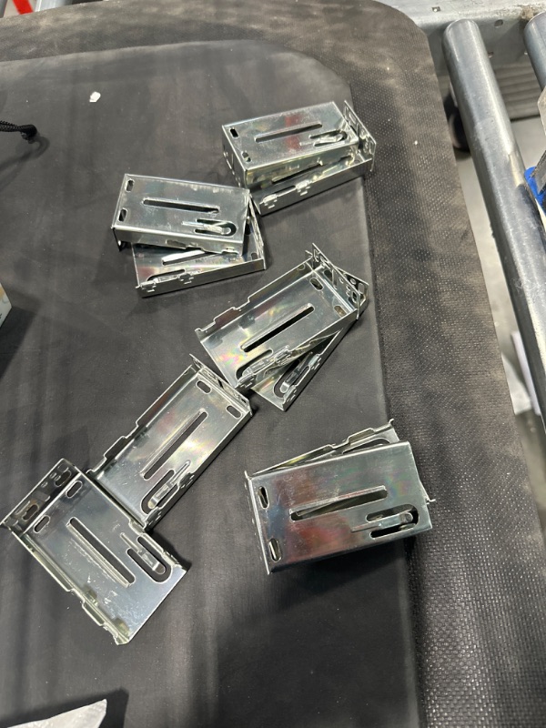 Photo 1 of 5 Pairs Rear Mounting Brackets for Drawer Slide - OCG Ball Bearing Drawer Slide Rear Mounting Brackets for Face Frame Cabinets fit 1.77 inch(45mm) Width Drawer Slide