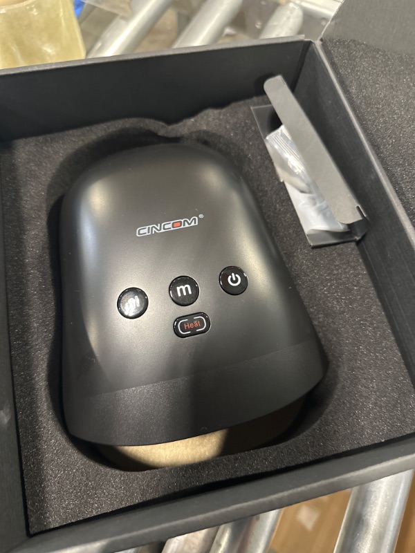 Photo 1 of CINCOM Hand Massager - Cordless Hand Massager with Heat and Compression for Arthritis and Carpal Tunnel - Gifts for Women(B-BK) Black