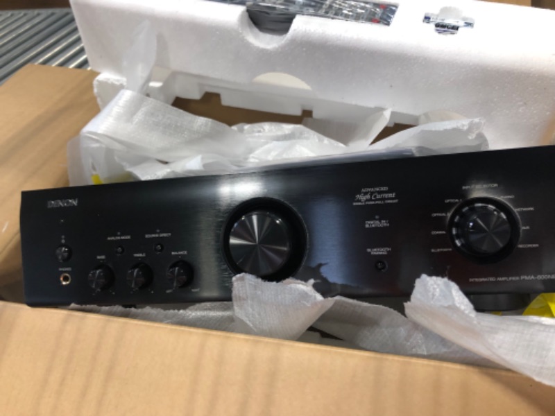 Photo 5 of Denon PMA-600NE Stereo Integrated Amplifier | Bluetooth Connectivity | 70W x 2 Channels | Built-in DAC and Phono Pre-Amp | Analog Mode | Advanced Ultra High Current Power