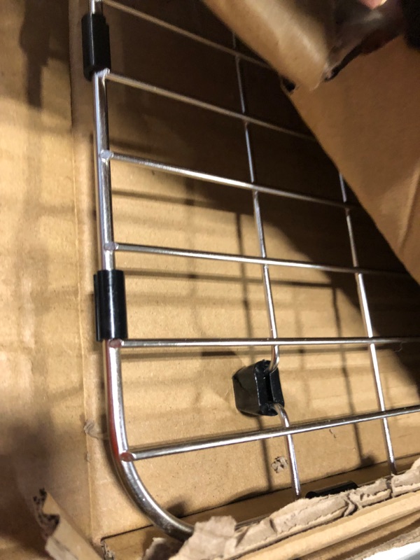 Photo 4 of Alonsoo Sink Grid Sink Protectors, Kitchen Sink Grid Centered Drain with Corner Radius, Stainless Steel Sink Rack 28.8” X 14.8”