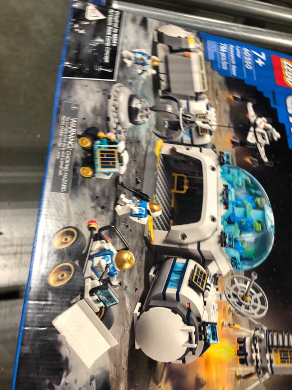 Photo 2 of City Space Lunar Research Base 60350 Building Toy Set for Kids, Boys, and Girls Ages 7+ (786 Pieces) Standard Packaging