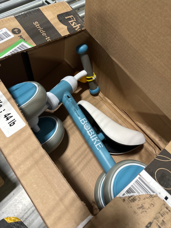 Photo 1 of Bobike Baby Balance Bike Toys for 1 Year Old Gifts Boys Girls 10-24 Months Kids Toy Toddler Best First Birthday Gift Children Walker No Pedal Infant 4 Wheels Bicycle … (Light Blue)

