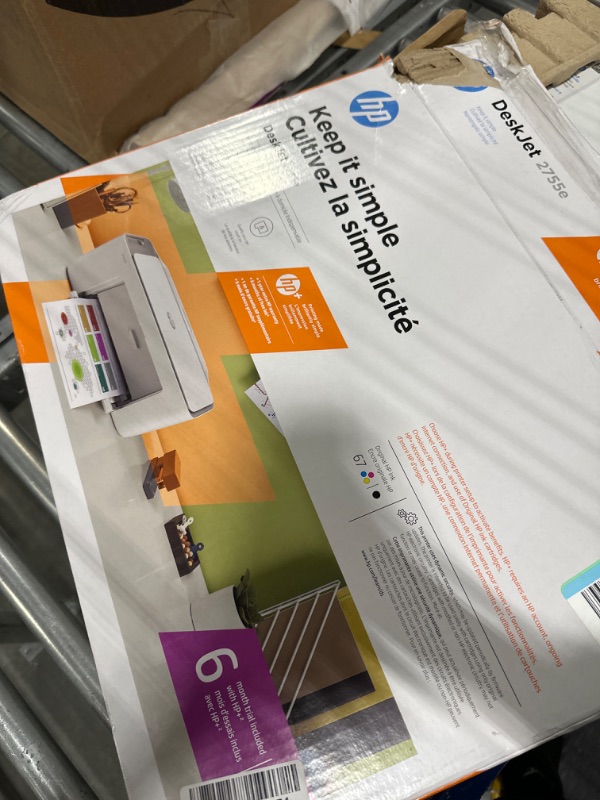Photo 1 of HP DeskJet 2755e Wireless Color All-in-One Printer 