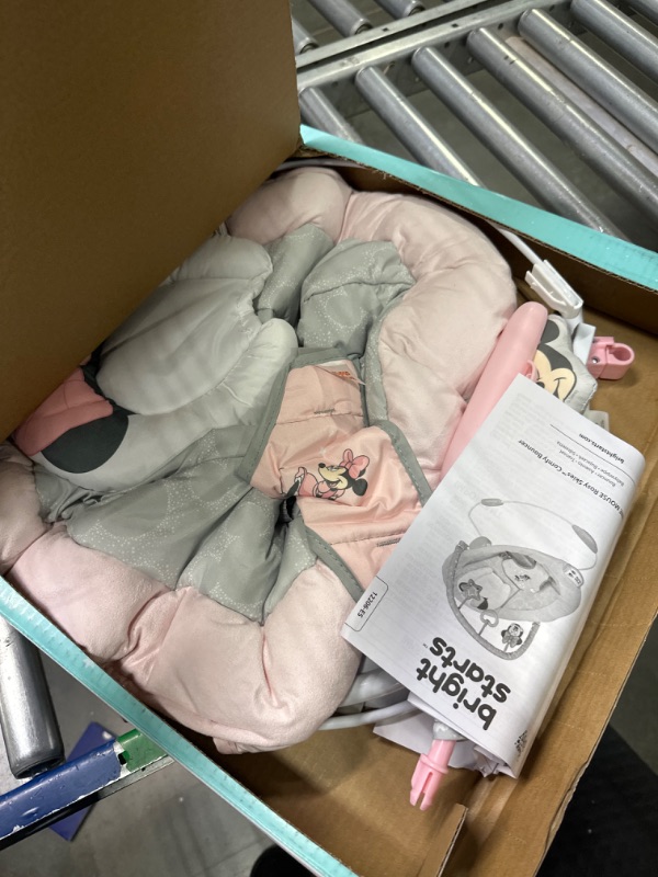 Photo 1 of Bright Starts Minnie Mouse Rosy Skies Cradling Baby Bouncer - Pink